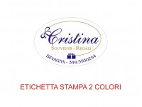 Etichette adesive per articoli regalo e casalinghi (mm 35x23)  (cod.15L )
